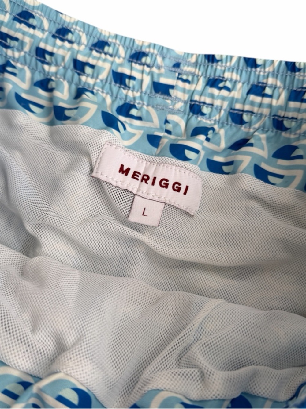Meriggi Patterned Swim Trunks - Picture 4 of 7